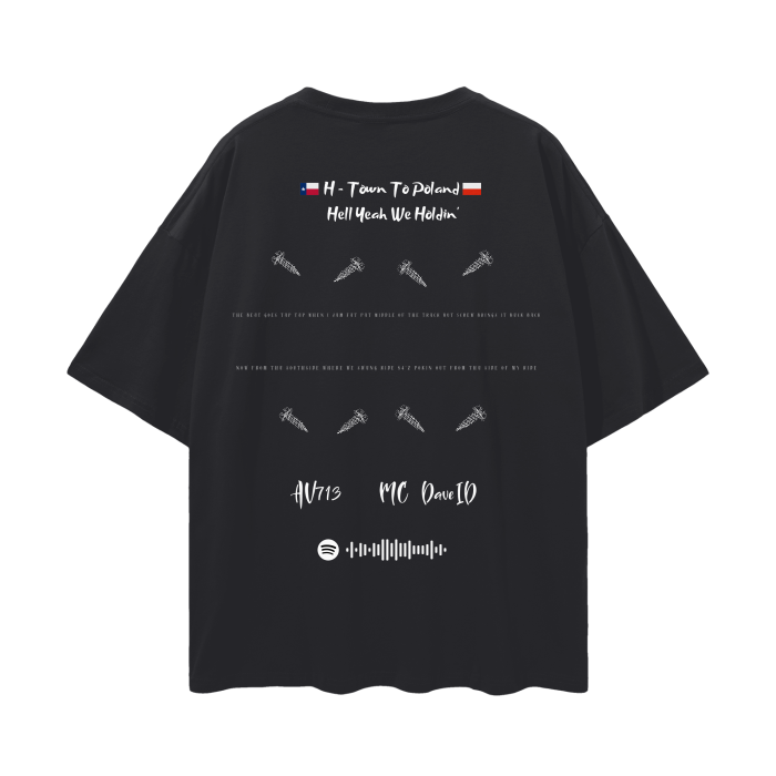 like im swangin,slab t shirt,mc daveid,av 713,houston rap t shirt,southern hip hop t shirt,streetwear clothing,streetwear t shirt,h town to poland,houston,poland,houston tribute t shirt,MOQ1,Delivery days 5